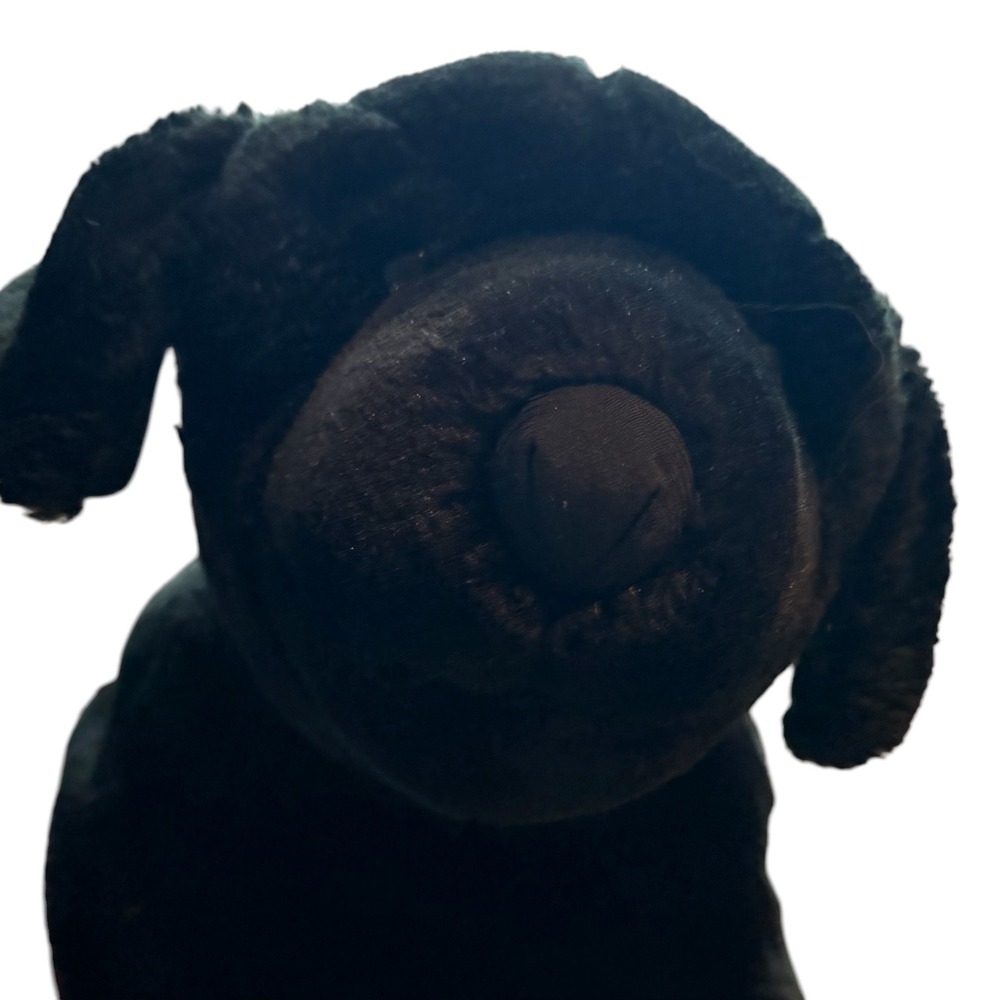 Vtg Animal Alley Toys R Us Black Labrador Retriever Dog Plush Stuffed Animal 24"